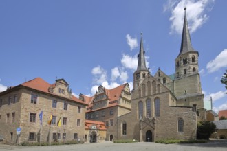 Cathedral of St John and St Lawrence and Romanesque castle, landmark, Merseburg, Romanesque Road,