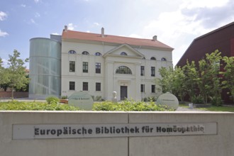 European Library of Homeopathy and monument to the physician, doctor and founder of homeopathy