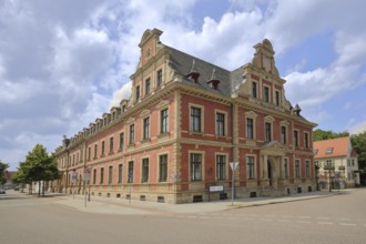 Historical building of the post office, post office building, Köthen, Saxony-Anhalt, Germany