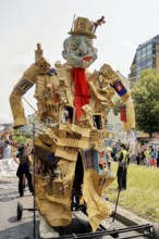 Carnival of Cultures, parade from Frankfurter Allee / corner of Proskauer Straße to Karl-Marx-Allee