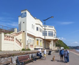 Teign Corinthian Yacht Club building, Eastcliff, Teignmouth, south Devon, England, UK