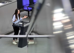 Dr Zoe Mayer (Bündnis 90 / Die Grünen) speaks on the agenda item Animal husbandry labelling