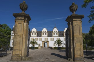 Neuhaus Palace, prince-bishop's residence, Weser Renaissance, Paderborn, Westphalia, North