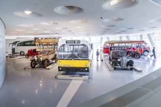 The Mercedes-Benz Museum in Stuttgart presents a journey through the automotive history of the