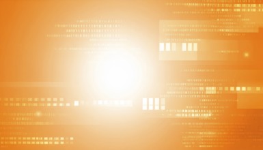 Business, abstract background, blur computer code, AI generated