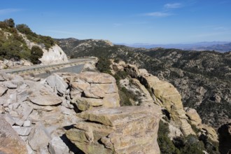 Mt. Lemmon Highway winds up the Santa Catalina Mountains from Tuscon to Mt. Lemmon Arizona
