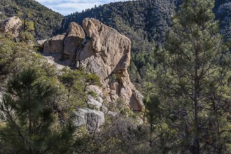 Rock formation in the Santa Catalina Mountains near Tucson, Arizona, USA