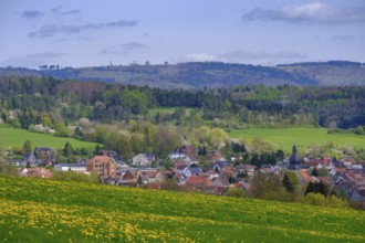 Schalkau, Thuringian Slate Mountains, Thuringia, Germany
