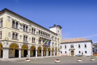 Palazzo dei Rettori, Piazza Duomo, historic centre, Belluno, Veneto, Italy