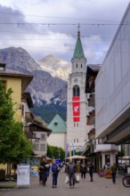 Parish Church of St Philip and St James, Cortina d'Ampezzo, Dolomites, Province of Belluno, Veneto,