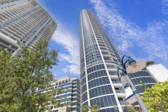 Florida, Fort Lauderdale, Reverwalk condos near Las Olas Boulevard. Luxury property upscale living