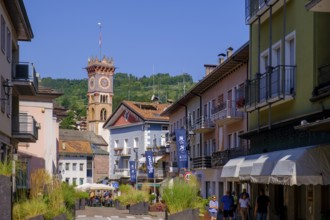 Church of San Sebastiano, Cavalese, Gablöss, Val di Fiemme, Val di Fiemme, Trentino, Italy