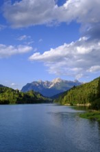 Reservoir, Lago di Centro di Cadore, Pieve di Cadore, Dolomites, Trentino, Italy