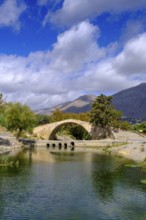 Preveli Bridge, over the river Megas Potamos, Crete, Greece