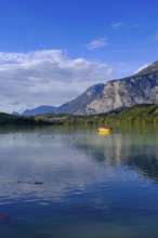 At Lago di Cavedine, behind Monte Casale, Sarca Valley, Trentino, Italy