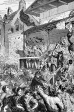 The Westminster Elections 1741 during the reign of George II, London, England, digital reproduction