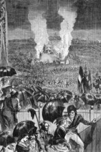 A rainy day for the First Federation Day celebrations, now known as Bastille Day, which took place