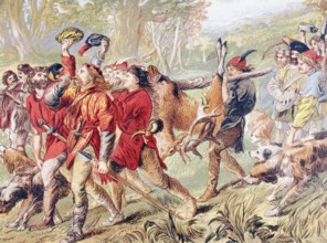 Jaques speaks in As You Like It, Act IV, Scene II, by William Shakespeare. What shall he have that