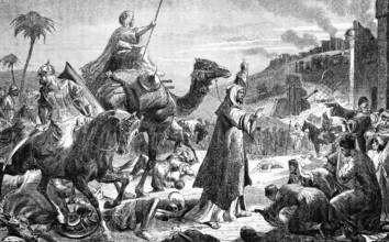 In 638 AD, after the siege of Jerusalem, the Caliph Omar Ibn Al-Khattab and Safforonius, the