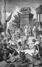 Greek statues and works of art stolen in the second century BC and taken to Rome, digital