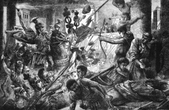 The entry of Cornelius Sulla into Rome, where he was appointed dictator in the first century BC,