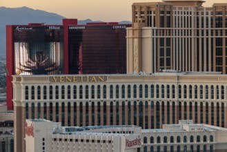 Casinos along Las Vegas Boulevard in Las Vegas, Nevada