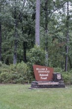 Sign entering the William B. Bankhead National Forest along highway 33 near Double Springs, Alabama