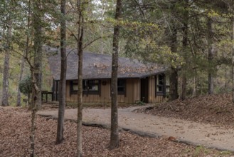 Rental cabin at Clarko State Park near Quitman, Mississippi, USA