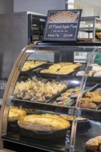 Baked goods for sale including a 25 pound apple pie at the Dollywood amusement park in Pigeon