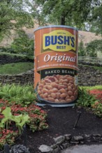 Large display can of Bush's Beans at the Dollywood amusement park in Pigeon Forge, TN