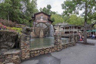 Dollywood Grist Mill at the Dollywood amusement park in Pigeon Forge, TN