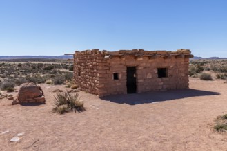 Example of Native American architecture at Grand Canyon West near Peach Springs, Arizona