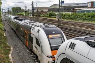 RE6, RRX, Rhein-Ruhr-Express, Regional Express, by National Express, train on the line between