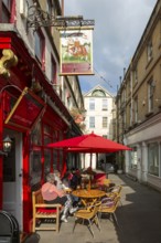 Couer De Lion pub in Northumberland Passage, city of Bath, north east Somerset, England, UK