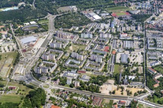Zawadzkiego-Klonowica, district, Szczecin, western district, housing estate, apartment block,