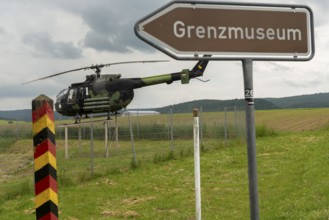 Schifflersgrund border museum memorial on the former border between the FRG and the GDR,