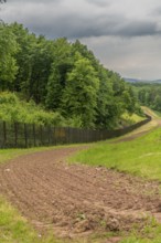 Schifflersgrund border museum memorial on the former inner-German border, border fence and death