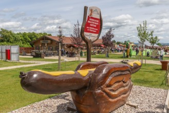 First German Bratwurst Museum, Bratwurstallee 1, Mühlhausen, open-air museum grounds, giant