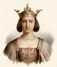 Isabeau de Bavière, Isabelle of Bavaria, Elisabeth von Bayern, 1370-1435, Queen of France as wife