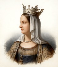 Jeanne d'Évreux, Johanna von Evreux, 1310-1371, the third wife of King Charles IV of France