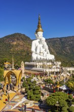 Five-headed Buddha statue, Wat Phra That Sorn Kaew Buddhist temple complex, Phetchabun province,