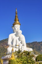Five-headed Buddha statue, Wat Phra That Sorn Kaew Buddhist temple complex, Phetchabun province,