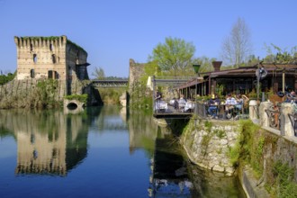 Ponte Visconteo, Mincio, Borghetto, Valeggio sul Mincio, Verona Province, Veneto, Italy
