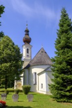 St. Ägidius Parish Church, Altenmarkt an der Alz, Chiemgau, Upper Bavaria, Bavaria, Germany