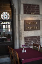 Istanbul, Turkey. March 31st 2017 The Orient Express Restaurant Sirkeci Gar, Train Station,
