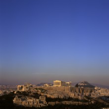 Acropolis, general view from south, Athens, Greece