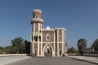 Qanater, Nile Delta. Egypt. December 18th 2022 Architecture of the El Qanater Barrage, on the River