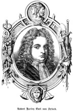 Robert Harley Earl of Oxford (1661, 1724) England, earl, nobility, major, military, Speaker of the