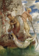 Arnold Böcklin (born 16 October 1827, died January 1901), Swiss painter, draughtsman, graphic