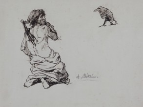 Arnold Böcklin (born 16 October 1827, died January 1901), Swiss painter, draughtsman, graphic